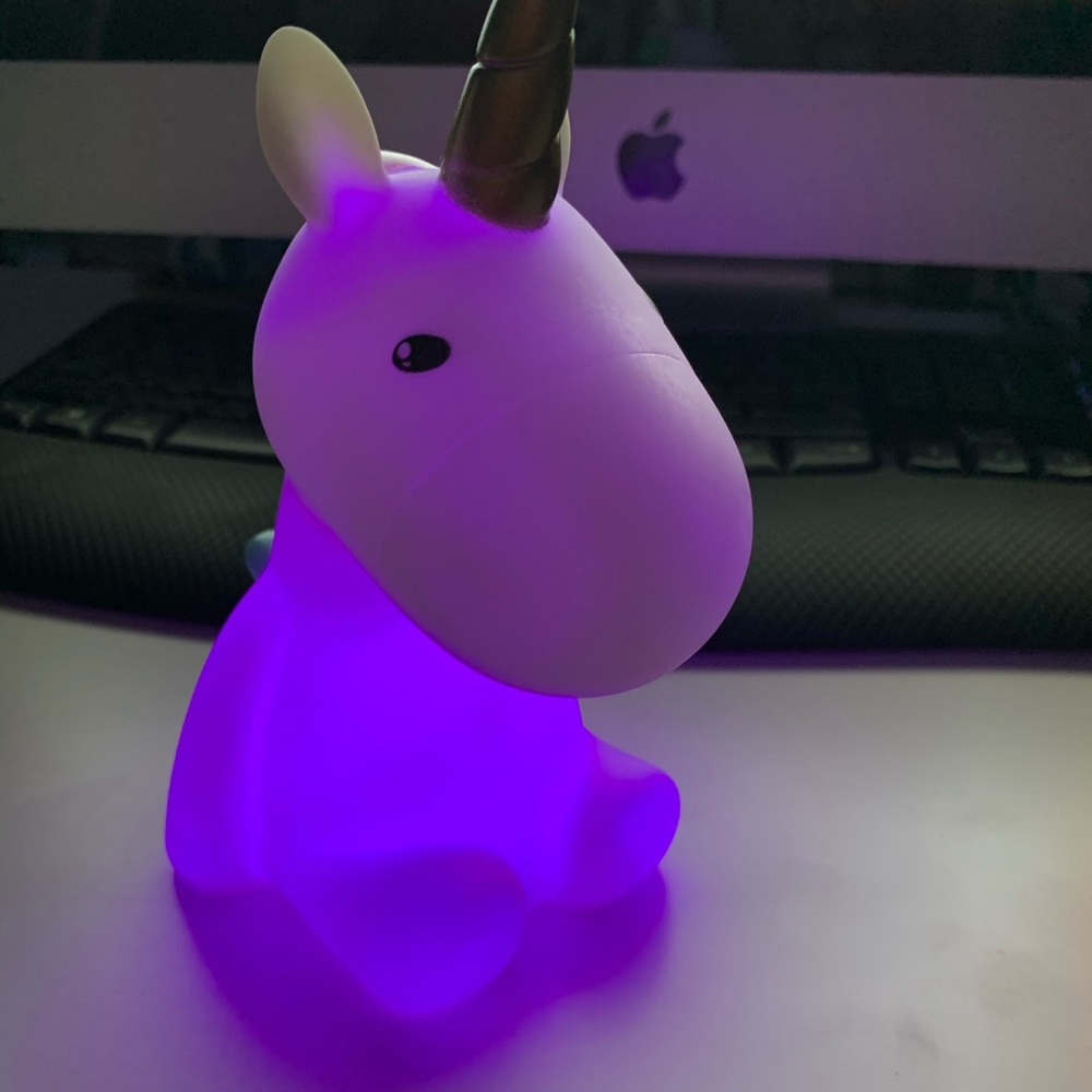 Unicorn RAINBOW kids night light - Picture 7 of 10